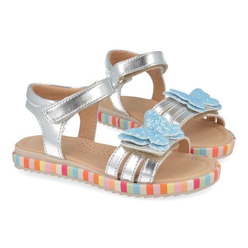 Lunella Sandals Silver Girls (25656) - Junior Steps