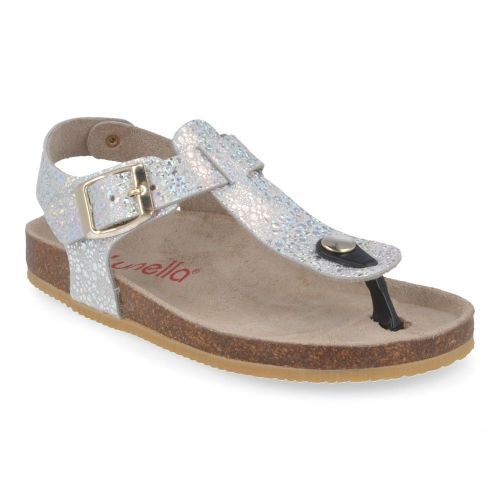 Lunella sandalen zilver Meisjes ( - zilveren voetbedsandaal20978) - Junior Steps