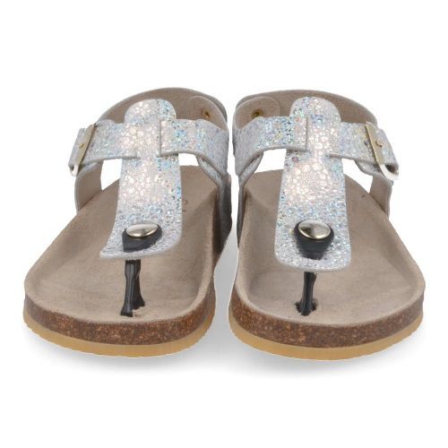 Lunella sandalen zilver Meisjes ( - zilveren voetbedsandaal20978) - Junior Steps