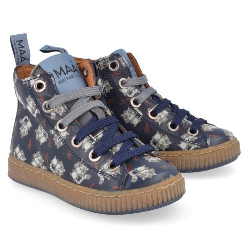 Maà sneakers blauw Jongens ( - beaverC223) - Junior Steps