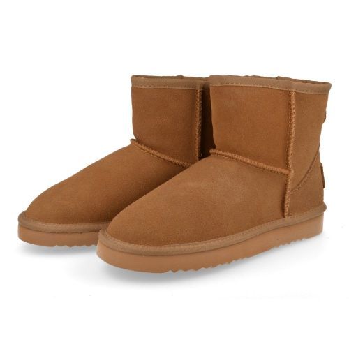 Natural World laarzen kort cognac Meisjes ( - cognac kort laarsje wol gevoerd7301) - Junior Steps