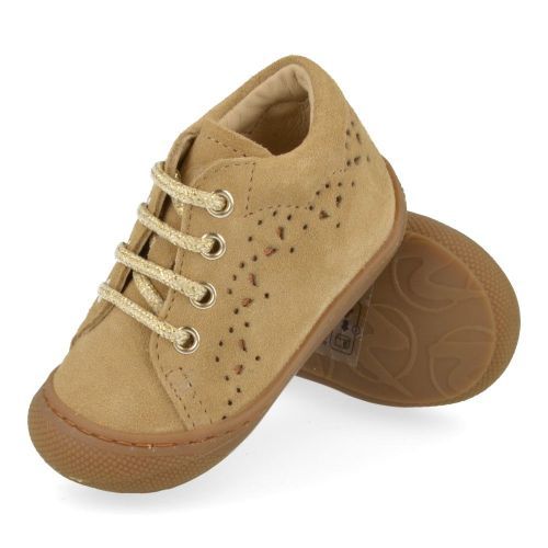 Naturino babyschoenen beige Meisjes (babyschoentje beige suéde - Lubby) - Junior Steps