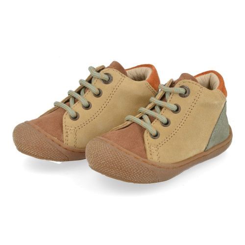 Naturino babyschoenen beige Jongens (babyschoentje combi - beige - romy) - Junior Steps