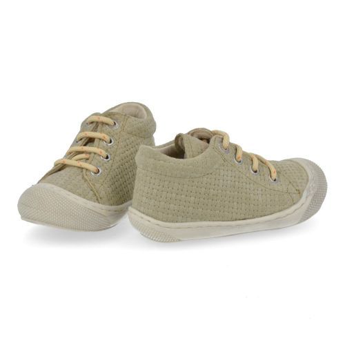Naturino babyschoenen kaki Jongens (babyschoentje kaki geweven suède - cocoon) - Junior Steps