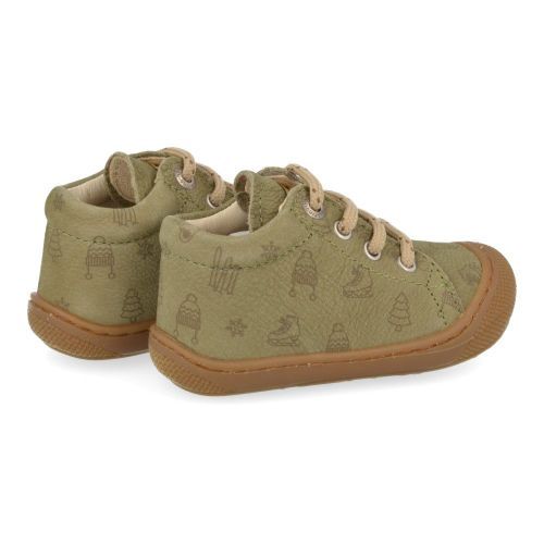 Naturino babyschoenen kaki  (babyschoentje nubuck print ski - cocoon) - Junior Steps