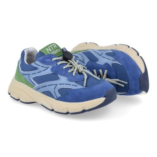 Naturino sneakers blauw Jongens (blauwe runner met elastische veter - yambe) - Junior Steps