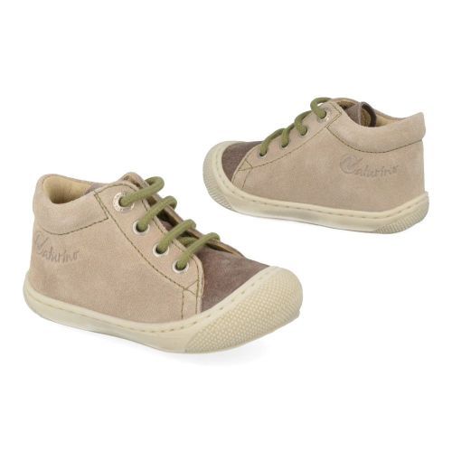 Naturino babyschoenen taupe  ( - cocoon kaki taupe babyschoentjecocoon) - Junior Steps