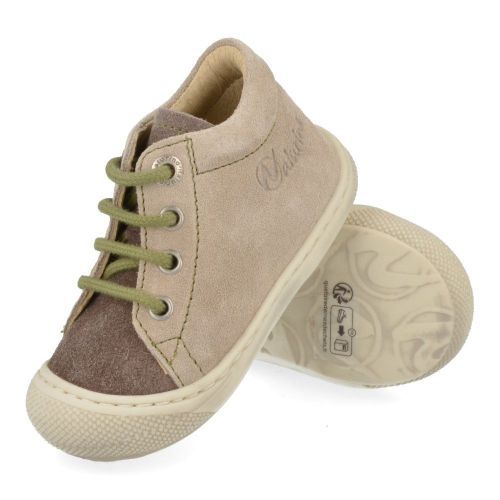 Naturino babyschoenen taupe  ( - cocoon kaki taupe babyschoentjecocoon) - Junior Steps