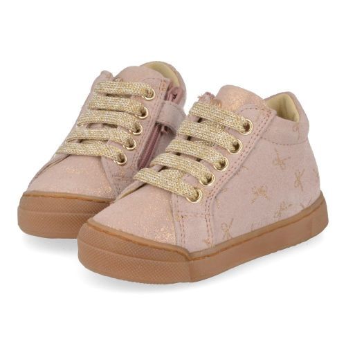 Naturino sneakers roze Meisjes (eerste stap schoentje glitter mini bows - Dord) - Junior Steps