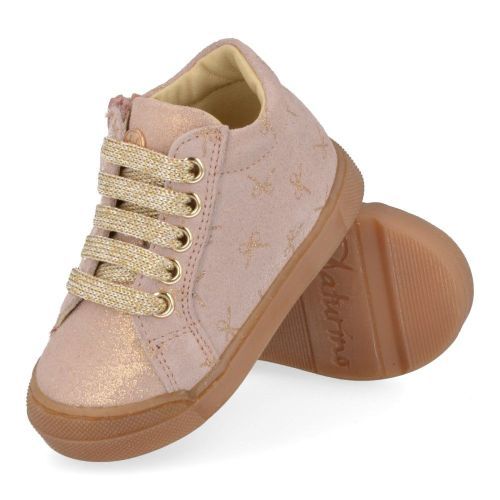Naturino sneakers roze Meisjes (eerste stap schoentje glitter mini bows - Dord) - Junior Steps