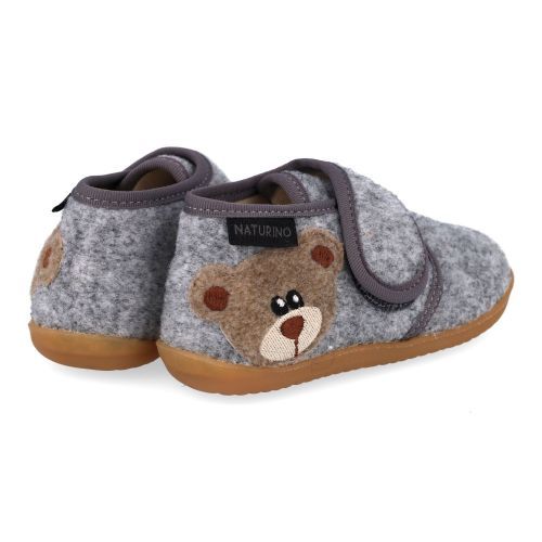 Naturino Hausschuhe Grau  (Carillon) - Junior Steps
