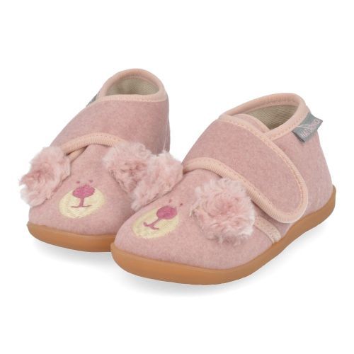 Naturino Pantoffels roze Meisjes (Kinder pantoffel met beertje - bidaim) - Junior Steps