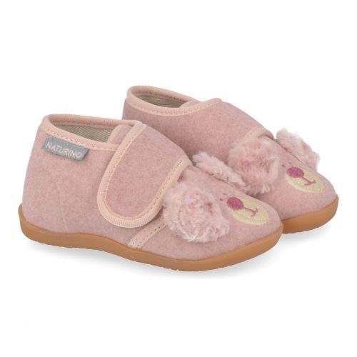 Naturino Pantoffels roze Meisjes (Kinder pantoffel met beertje - bidaim) - Junior Steps