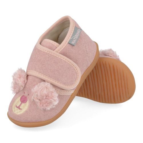 Naturino Pantoffels roze Meisjes (Kinder pantoffel met beertje - bidaim) - Junior Steps