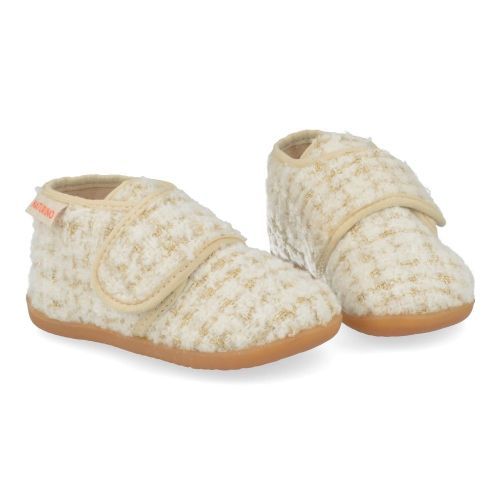Naturino Pantoffels beige Meisjes (kinder pantoffel  - home lurex) - Junior Steps