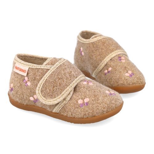 Naturino Slippers beige Girls (Nafya lurex) - Junior Steps