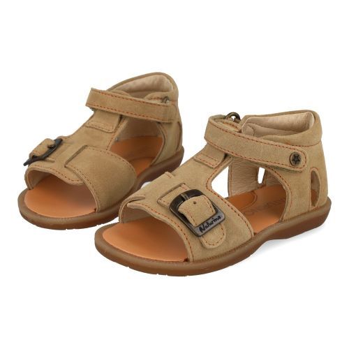 Naturino Sandals beige Boys (quarzo suede sand orange) - Junior Steps
