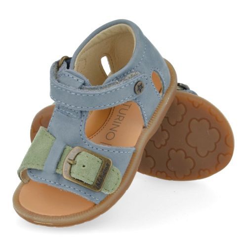 Naturino sandalen blauw Jongens (sandaal jongens blauw kaki - quarzo) - Junior Steps