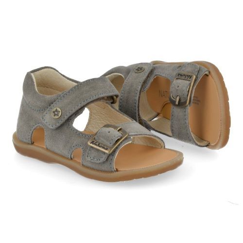 Naturino sandalen grijs Jongens (sandaal jongens grijs - revion) - Junior Steps