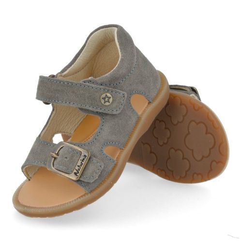 Naturino sandalen grijs Jongens (sandaal jongens grijs - revion) - Junior Steps