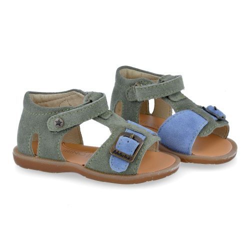Naturino sandalen kaki Jongens (sandaal jongens kaki blauw - quarzo) - Junior Steps