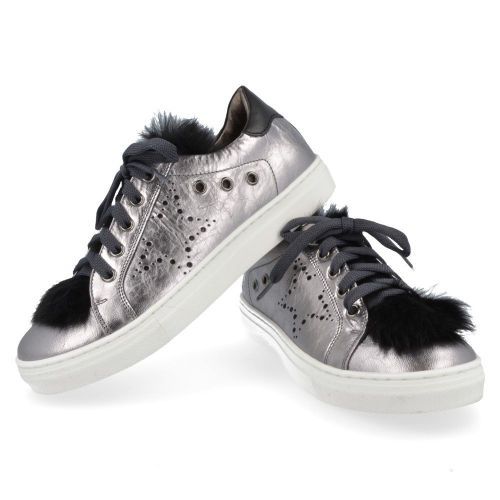Ninette Sneakers Grey Girls (9213) - Junior Steps