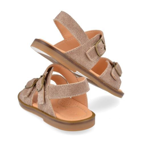 Ocra sandalen beige  ( - beige sandaal613) - Junior Steps