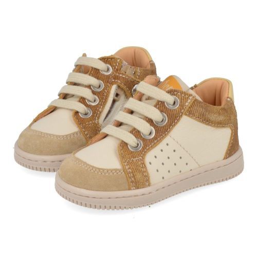 Ocra sneakers beige  ( - beige sneakertjeD076) - Junior Steps