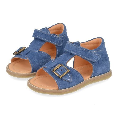 Ocra sandalen blauw Jongens (blauw sandaaltje - 215) - Junior Steps