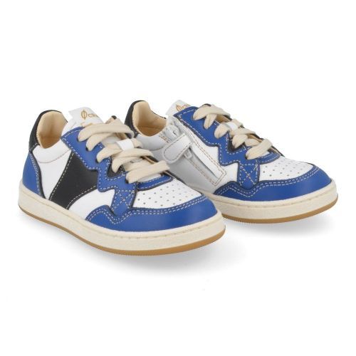 Ocra sneakers blauw Jongens ( - blauw witte sneaker460) - Junior Steps