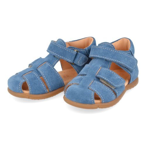Ocra sandalen blauw Jongens ( - blauwe sandaal593) - Junior Steps