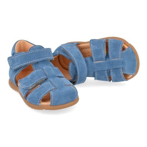 Ocra sandalen blauw Jongens ( - blauwe sandaal593) - Junior Steps