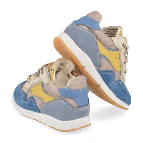 Ocra sneakers blauw Jongens ( - blauwe sneaker D367) - Junior Steps