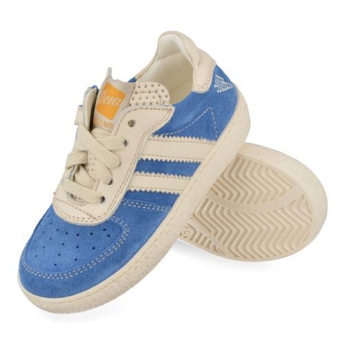 Ocra sneakers blauw  ( - blauwe sneaker126) - Junior Steps