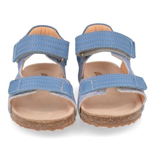 Ocra sandalen blauw Jongens ( - blauwe voetbedsandaal604) - Junior Steps