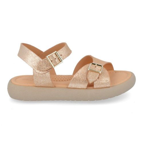 Ocra sandalen brons Meisjes (brons sandaaltje - D612) - Junior Steps