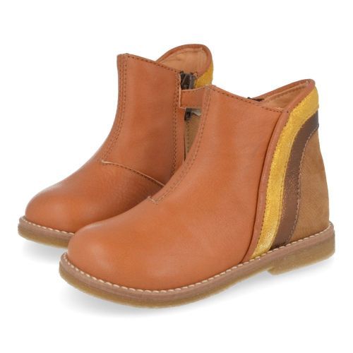 Ocra Short boots cognac Girls (c522) - Junior Steps