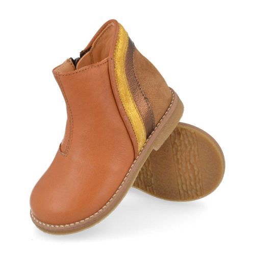 Ocra Short boots cognac Girls (c522) - Junior Steps