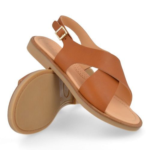 Ocra Sandals cognac Girls (D446) - Junior Steps