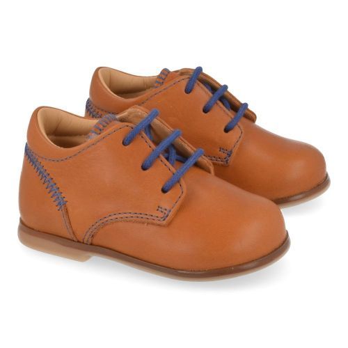Ocra Lace shoe cognac Boys (626) - Junior Steps