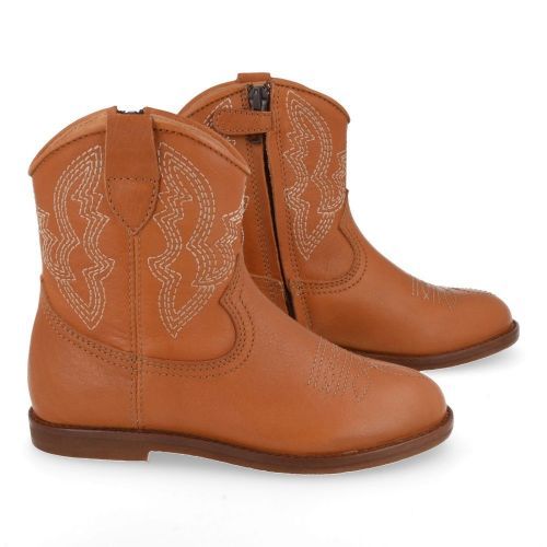 Ocra Short boots cognac Girls (D380) - Junior Steps