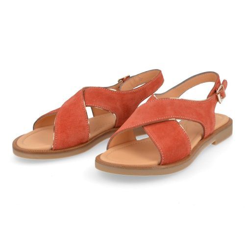 Ocra sandalen coraal Meisjes ( - coraal sandaalD447) - Junior Steps