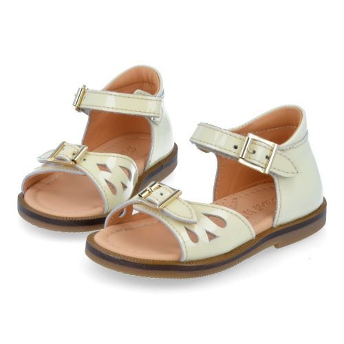 Ocra sandalen geel Meisjes (geel sandaaltje - D067) - Junior Steps