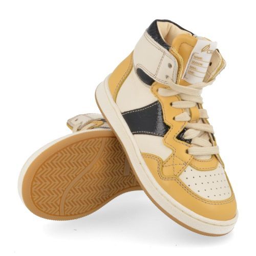 Ocra sneakers geel  ( - gele sneaker462) - Junior Steps