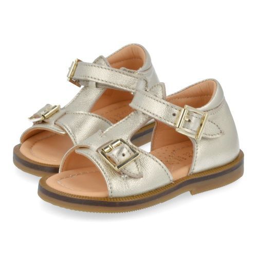 Ocra sandalen GOUD Meisjes (goud sandaaltje - D055) - Junior Steps
