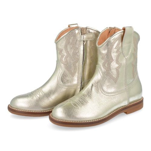 Ocra Short boots Gold Girls (D380) - Junior Steps