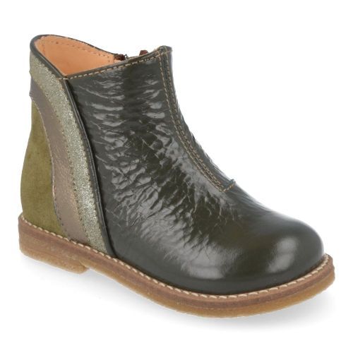 Ocra Short boots Khaki Girls (C522) - Junior Steps