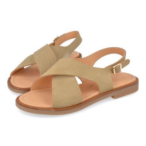 Ocra Sandals Khaki Girls (D446) - Junior Steps