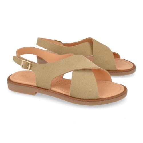 Ocra Sandals Khaki Girls (D446) - Junior Steps