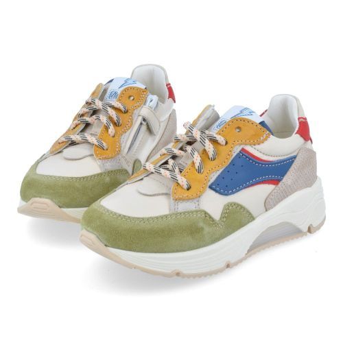 Ocra sneakers kaki Jongens (kaki sneaker - D365/11) - Junior Steps